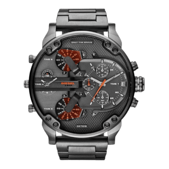 Original Diesel Grey Stainless Grey dial Watch for Men’s DZ7315 – 57mm