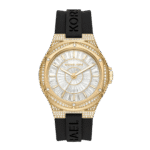 Original Michael Kors MK7247 Ladies Lennox Watch – Black rubber band – 43mm