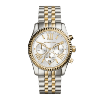 Original Michael Kors Women’s Silver Dial Stainless Steel Band Watch 2 tone – MK5955 – 38mm
