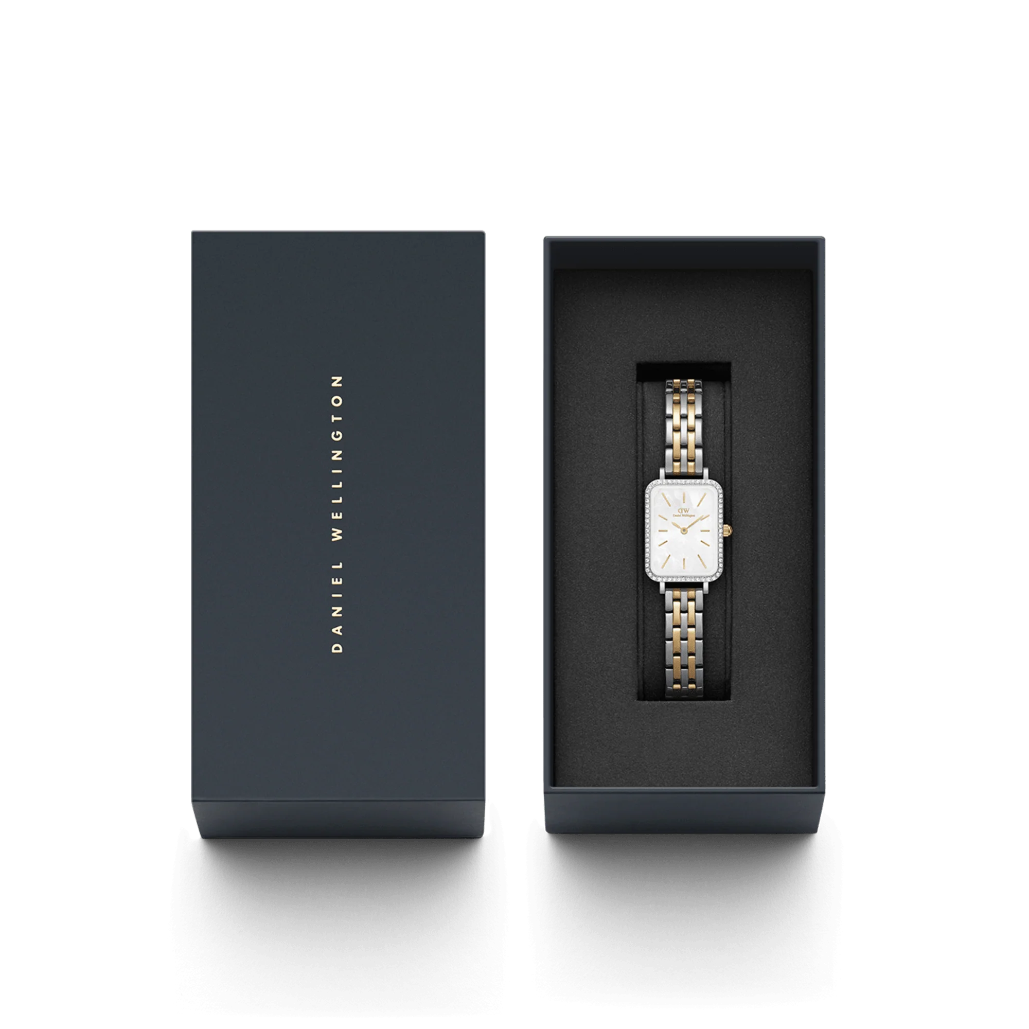 Original-DANIEL-WELLINGTON-Watch-Quadro-Lumine-Bezel-5-Link-Two-Tone-MOP-DW00100671-4.webp