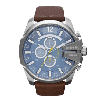 Original Diesel Watch Mega Chief Chronograph for Men DZ4281 – 49mm