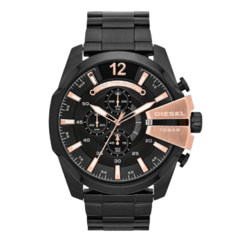 Original Diesel Watch Mega Chief Chronograph for Men DZ4309 – 51mm