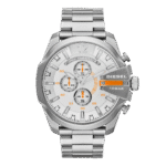 Original Diesel Watch Mega Chief Chronograph for Men DZ4328- 51mm