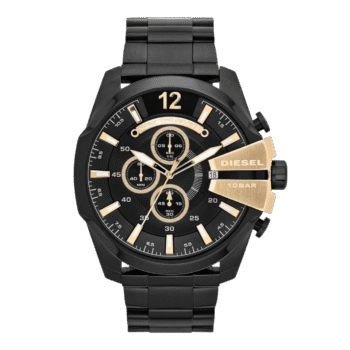 Original Diesel Watch Mega Chief Chronograph for Men DZ4338 – 51mm