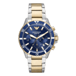 Original Emporio Armani KORANZ AR11362 Chronograph Analog Watch for Men Blue Dail – 43mm