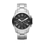 Original Fossil Grant Chronograph Stainless Steel Watch FS4736, 44mm