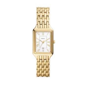 Original Fossil Watch For Women Raquel Three-Hand Date Gold Watch ES5220 23mm
