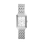 Original Fossil Watch For Women Raquel Three-Hand Date Silver Watch ES5221 23mm