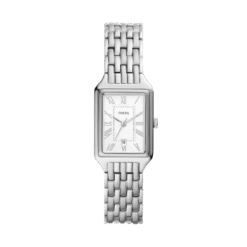 Original Fossil Watch For Women Raquel Three-Hand Date Silver Watch ES5221 23mm