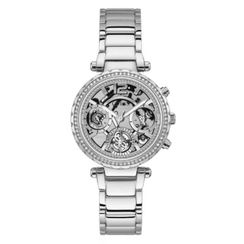 Original GUESS Watch for Women, Quartz Movement, Analog Display, Gold Stainless Steel Strap-GW0403L2 – 37mm