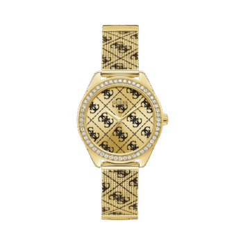 Original GUESS Women’s W1279L2 Analog Display Japanese Quartz Stainless Steel Band Watch, Gold – 36mm