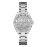 Original Guess Ladies Watch W0987L1, Silver Strap with Silver Dial – 36mm