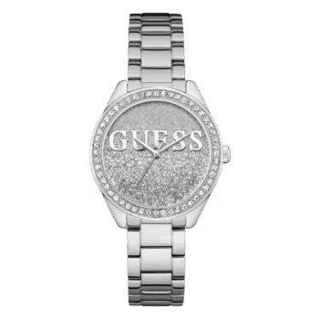 Original Guess Ladies Watch W0987L1, Silver Strap with Silver Dial – 36mm