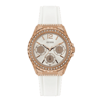 Original Guess Watch For Women W0846L5 – White Color with White Dial – 40mm