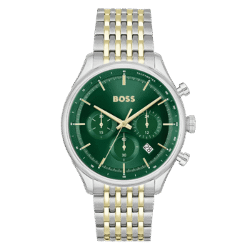Original HUGO BOSS Stainless Steel Analog Green Dial Men’s Watch-1514081
