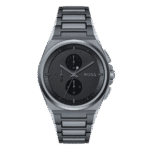 Original Hugo BOSS Steer Analog Gray Dial Men’s Watch 1513996 – 44mm
