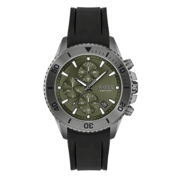 Original Hugo Boss Knight Watch Black 1513967 Black, Unitalla- 45mm