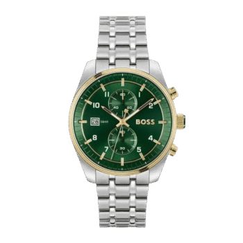 Original Hugo Boss Skytraveller Chronograph Watch 1514195 – 44mm
