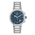 Original Hugo Boss Stainless Steel Blue Dial Chronograph Men’s Watch – 1513999