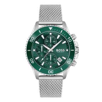 Original Hugo Boss Watch For Men Admiral 1513905 Chronograph – 46mm