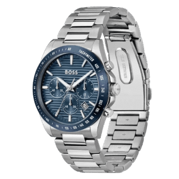 Original Hugo Boss Watch For Men Strike For Men 1514240 – 41mm
