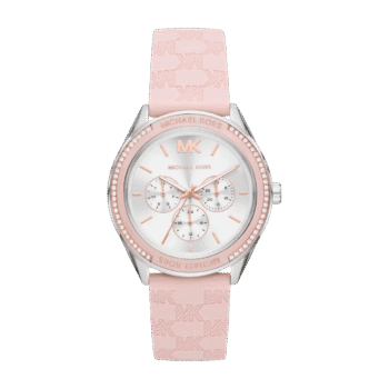 Original MICHAEL KORS LADIES JESSA CRYSTAL WATCH, SILVER MK7268 – 40mm – Water Resistance