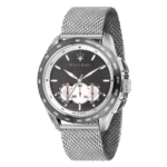 Original Maserati Men’s TRAGUARDO Stainless Steel Quartz Stainless-Steel Strap, Silver, 22 Casual Watch (Model: R8873612008)