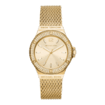 Original Michael Kors Lennox Analog Gold Dial Women’s Watch-MK7335
