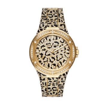 Original Michael Kors Lennox Animal Pavé Oversized for Women MK7284 – 43mm