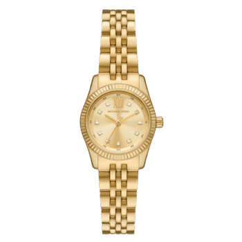 Original Michael Kors Lexington Three-Hand Gold-Tone Stainless Steel Watch – MK4741 – 26mm