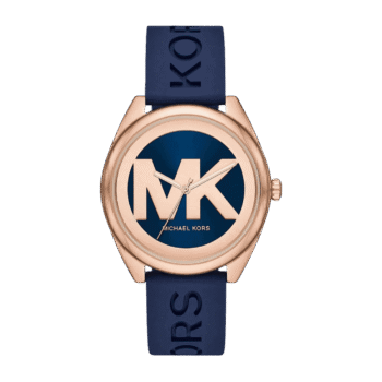Original Michael Kors MK7140 Women’s Watch Blue Dial – Blue Rubber Strap 42mm