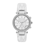 Original Michael Kors MK7226 Ladies Parker Watch – White color strap with White Dial – 39mm
