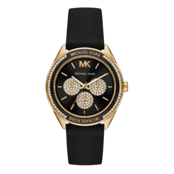 Original Michael Kors Quartz Black Silicon Strap Women’s Watch MK6944