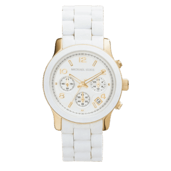 Original Michael Kors Runway Watch for Women – Analog Polyurethane Band – MK5145