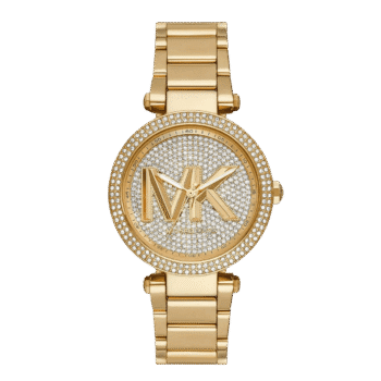 Original Michael Kors Watch Parker Three-Hand Gold-Tone Stainless Steel MK7283 women