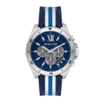 Original Michael Kors Watch for Men, Quartz Movement, Analog Display, Multicolor Multicolor Strap-MK8950 – 45mm