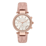 Original Michael Kors Women’s Analogue Quartz Watch with Nylon Strap MK6935, Pink Strap – Water Resistant – 39mm