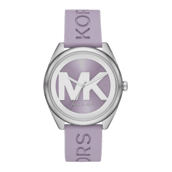 Original Michael Kors Women’s Janelle Three-Hand Stainless Steel Watch MK7143 – Purple Color – 42mm