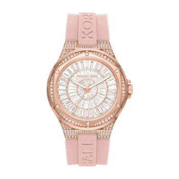 Original Michael Kors Women’s Lennox Quartz Watch, Blush – MK7334 – 43mm