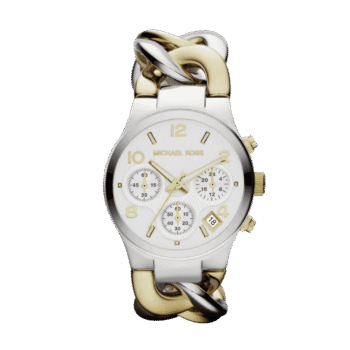Original Michael Kors Women’s Runway Stainless-Steel Quartz Watch MK3199- 2 tone
