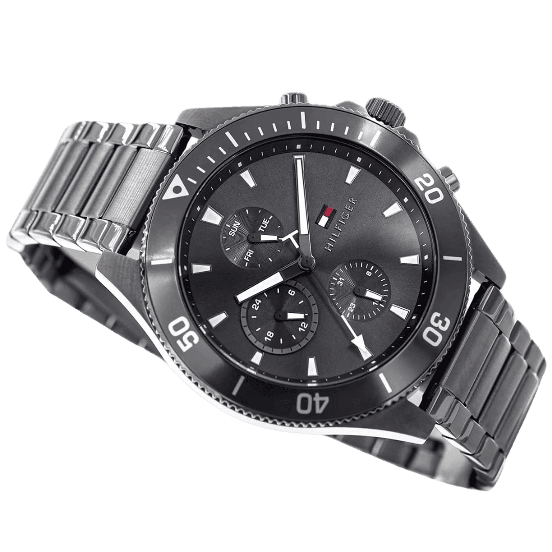 Original-Tommy-Hilfiger-Analogue-Multifunction-Quartz-Watch-for-Men-with-Gunmetal-Stainless-Steel-Bracelet-1791918-46mm-4.png