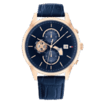 Original-Tommy-Hilfiger-Analogue-Multifunction-Quartz-Watch-for-Men-with-Navy-Blue-Leather-Strap-1710503-Blue-strap-1.png