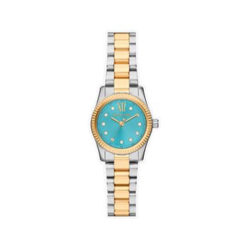 Michael Kors MK7579 Lexington Three-Hand Gold-Tone Stainless Steel Watch