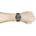 1513815-hugo-boss-watch-men-gray-dial-leather-brown-strap-quartz-battery-analog-chronograph-10bar-water-resistant-champion