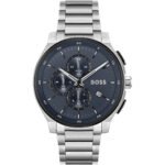 Hugo Boss Hugo Boss Peak Men's Stainless Steel Analog Watch 1514189 - Blue Dial - 44 mm