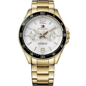 Tommy Hilfiger Men's Watch - Model 1791365 | Luxurious Gold Stainless Steel Design