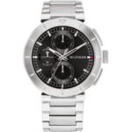 Tommy Hilfiger Men's Watch - Model 1792116 Silver Black Edition