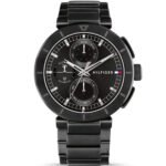 Tommy Hilfiger Men's Watch - Model 1792119 Lorenzo | Black Stainless-Steel Chronograph Design