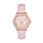 Michael Kors Sage Nude Watch MK4820 - 38mm Mother-of-Pearl Dial with Nude Leather Strap
