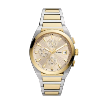 Fossil Everett Chronograph Two-Tone Stainless Steel Watch - FS5796